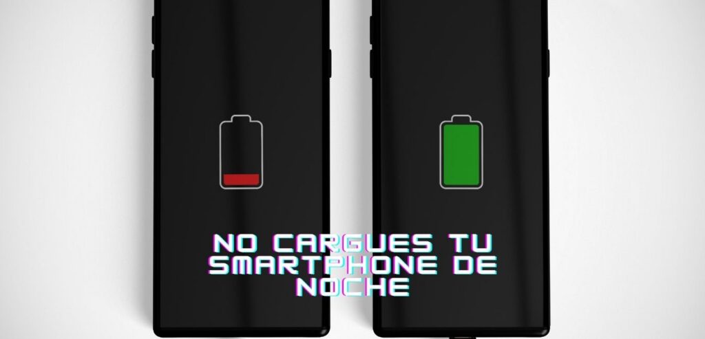 Cargar el teléfono en la noche de forma segura