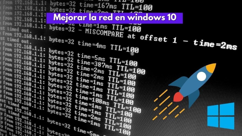 mejorar la red en windows 10