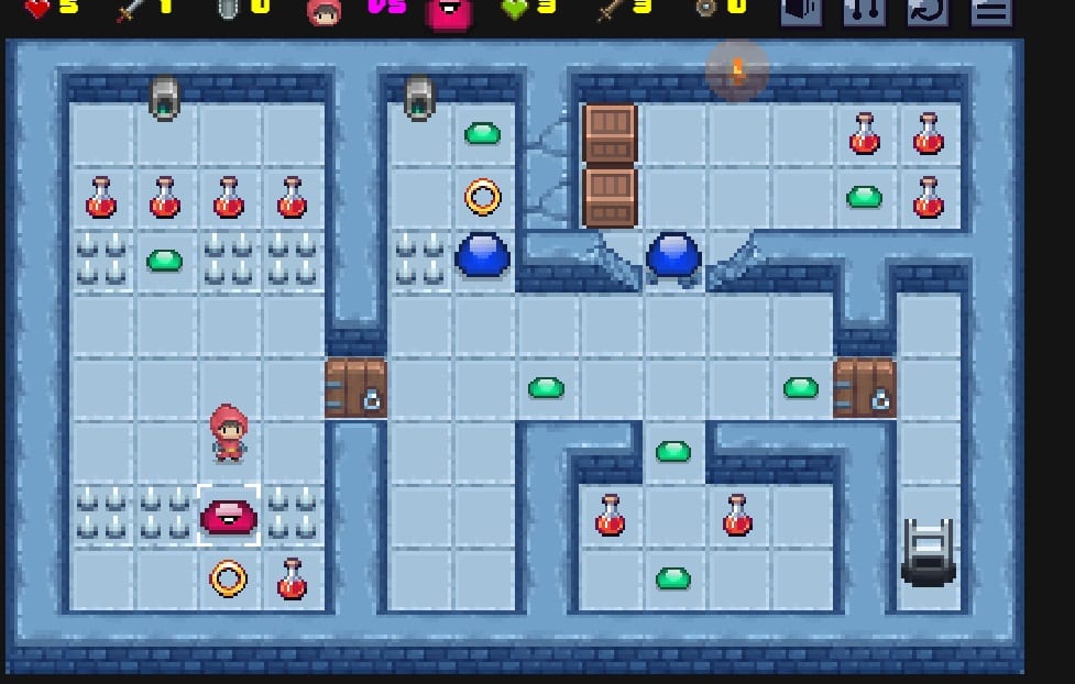 plays org 8Bit Dungeon Knight Game