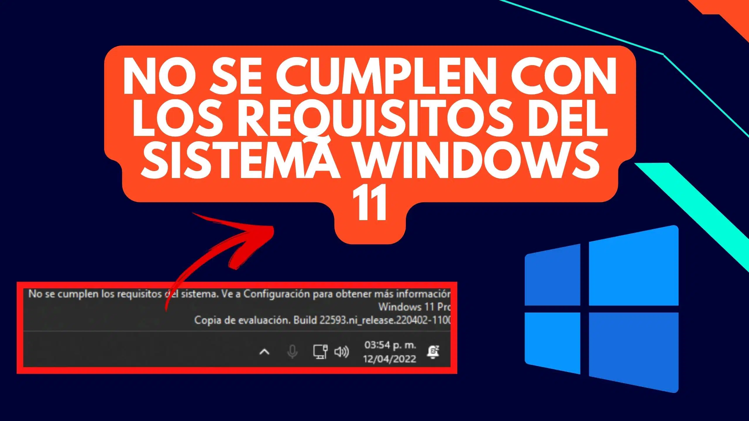 no se cumplen los requisitos del sistema windows 11 solucion