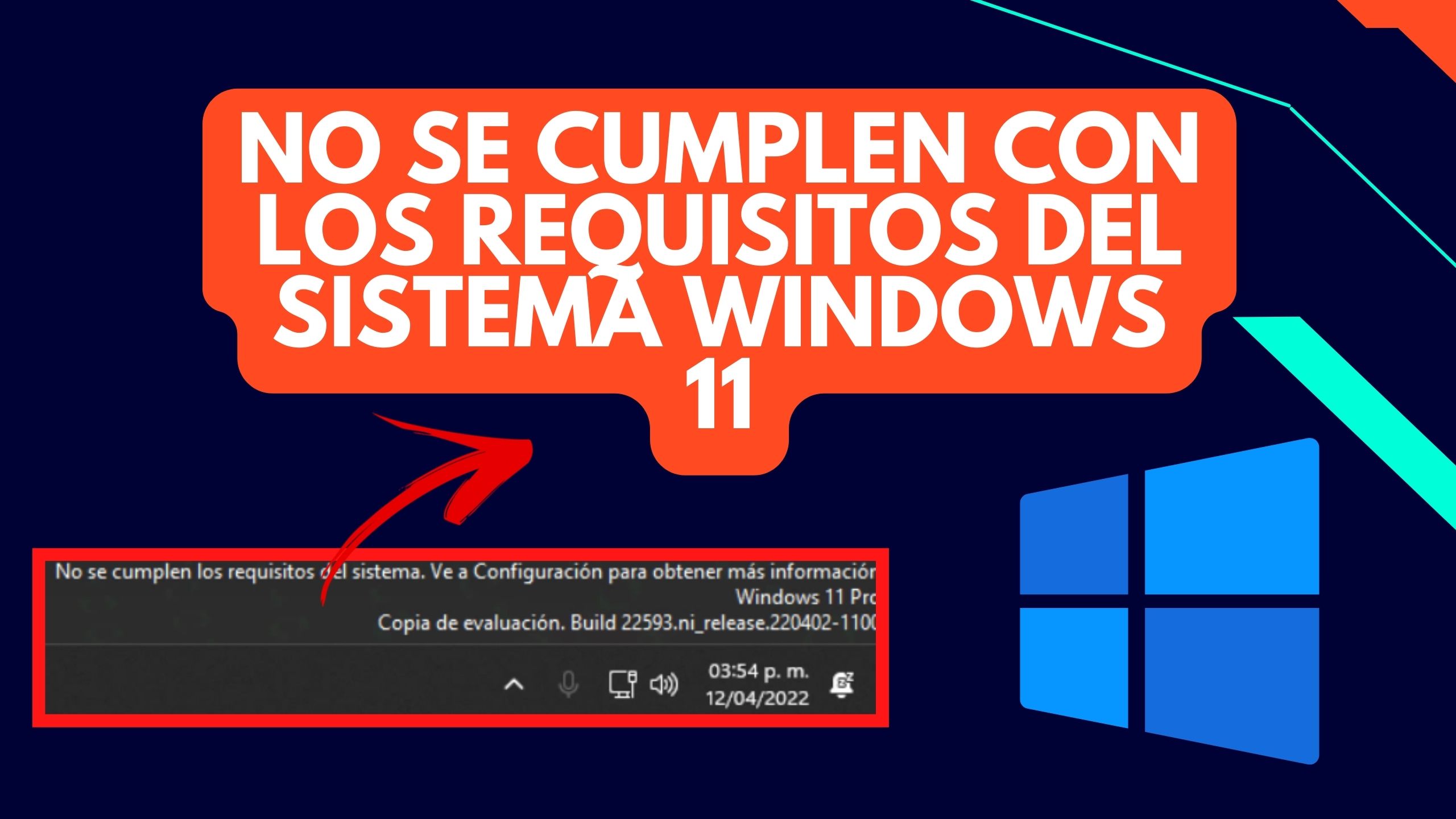 no se cumplen los requisitos del sistema windows 11 solucion