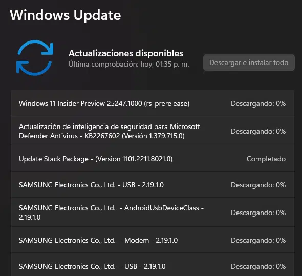 Windows Update en Windows 11