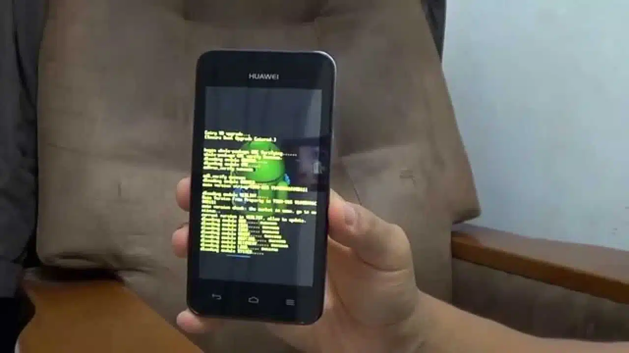 Huawei en modo fastboot listo para reparación