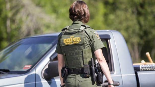 Agentes de la patrulla fronteriza de Estados Unidos en operativo