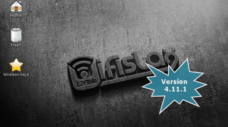 Escritorio Wifislax 64 en modo live