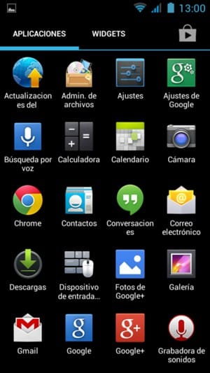 Acceso al menú de Ajustes en Android