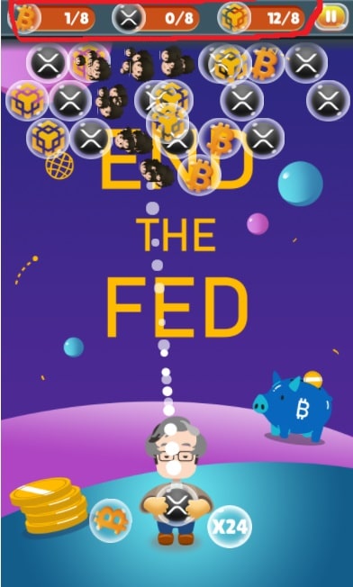 Panel con objetivos y misiones del nivel