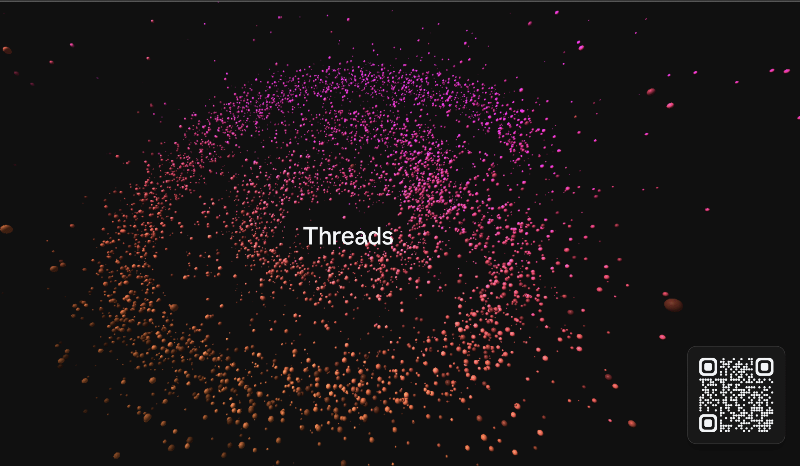 Interfaz de inicio de Threads con opciones para crear publicaciones y ver hilos