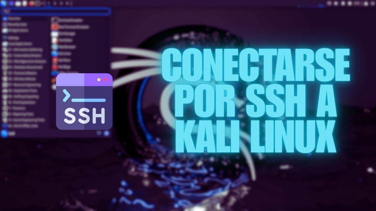 conectarse por ssh a kali