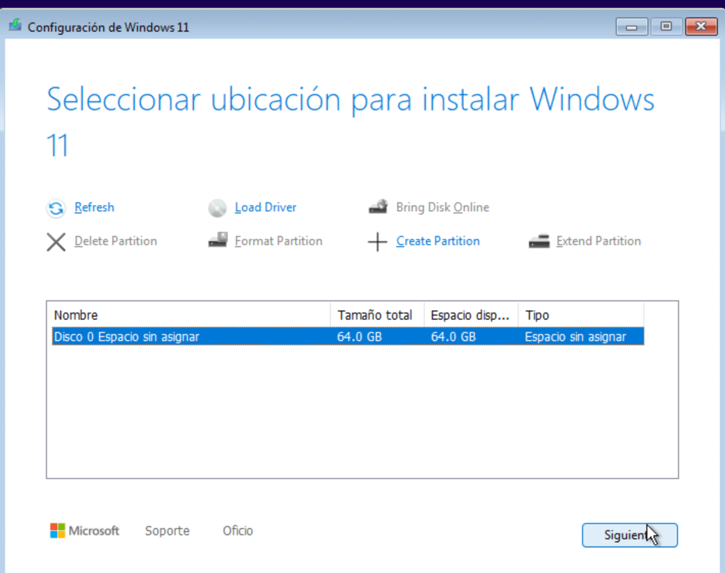 Asistente Windows 11 ARM - Paso 16