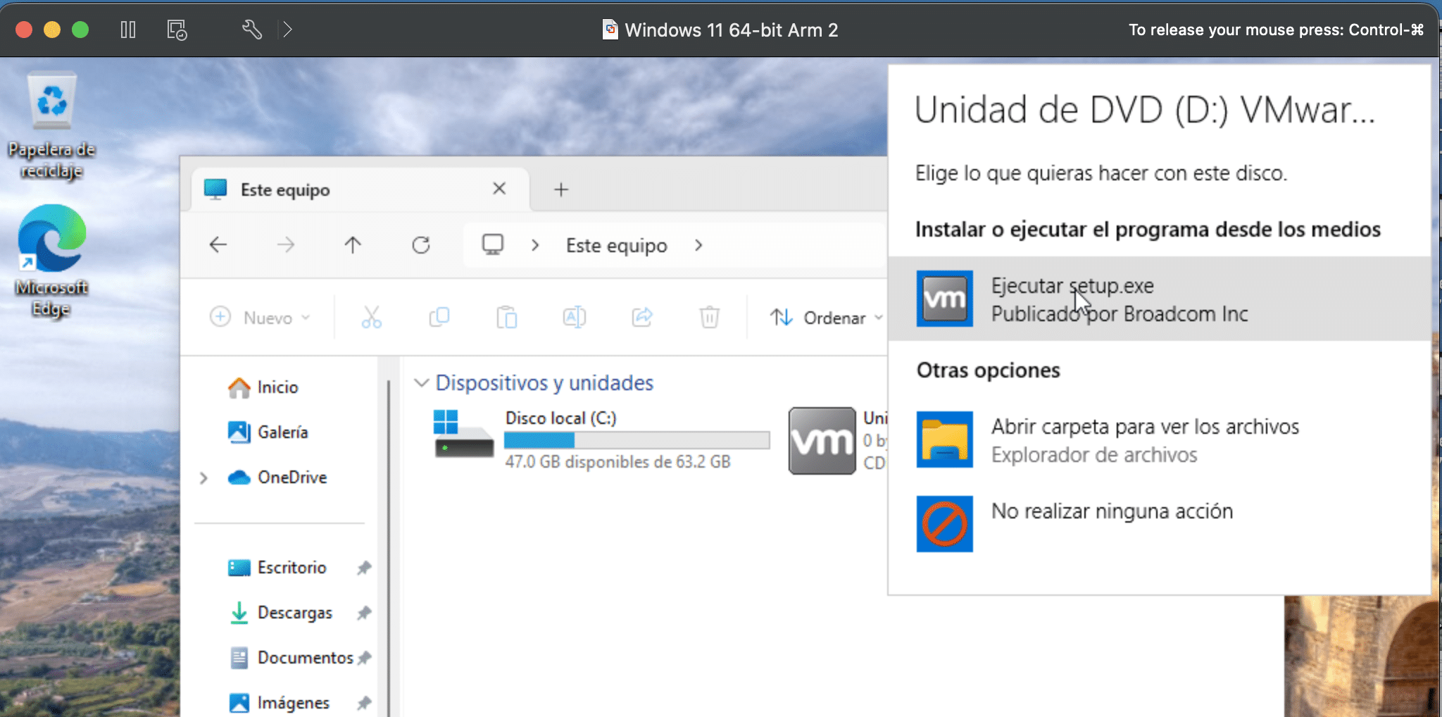 Asistente Windows 11 ARM - Paso 35