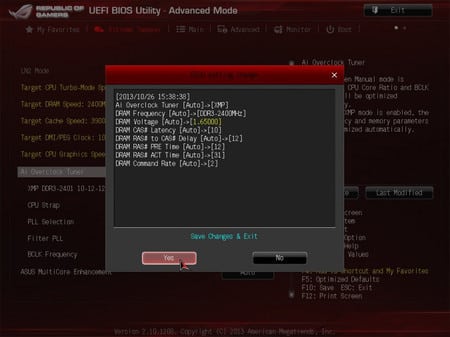 Configuración de memoria RAM en la BIOS o UEFI