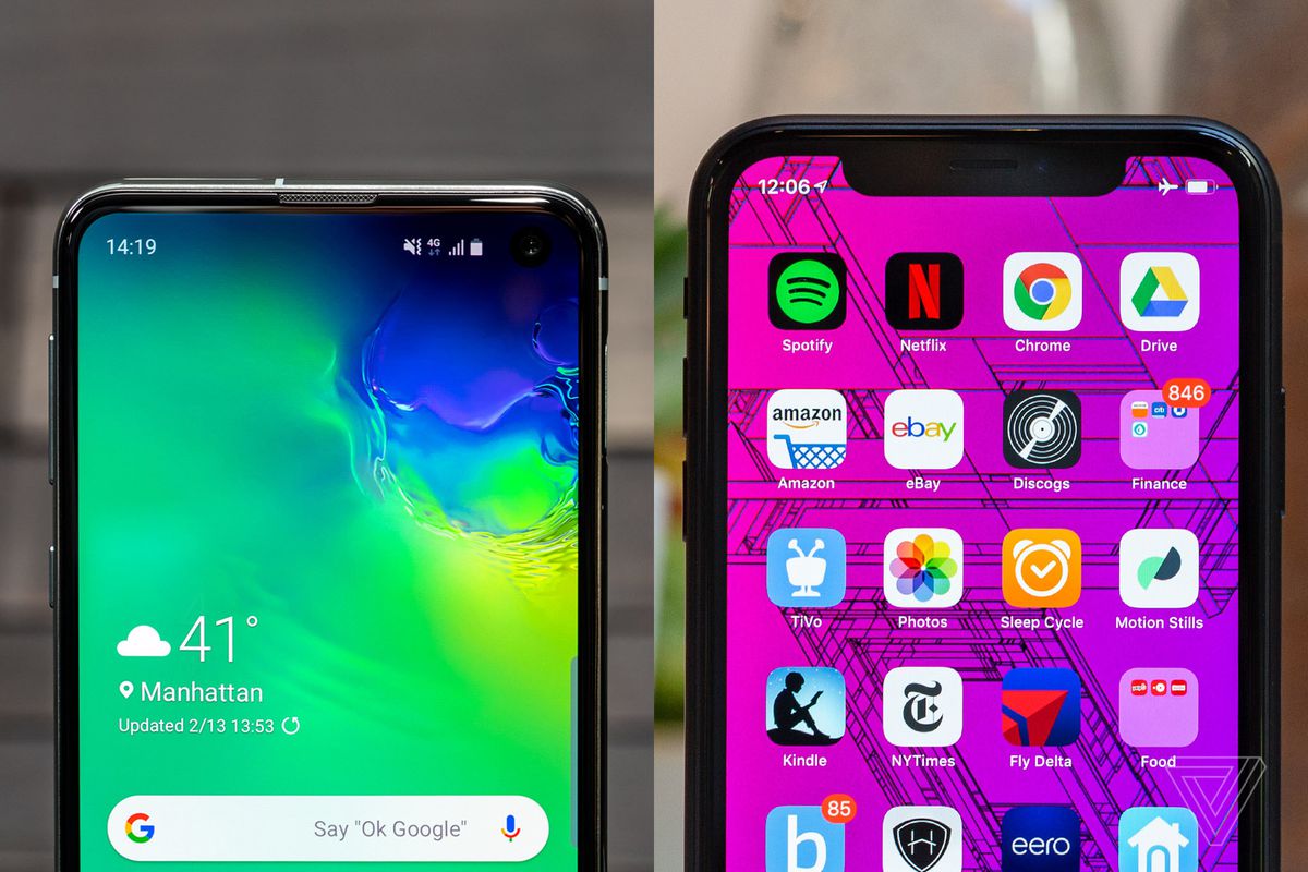 Comparativa Samsung Galaxy S10e vs iPhone XR