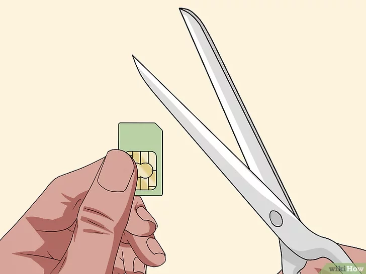 Guía de recorte SIM: primer corte lateral en SIM estándar