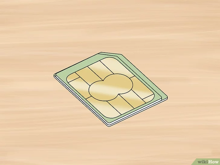 Colocar una nano SIM sobre la SIM a recortar como guía de recorte SIM