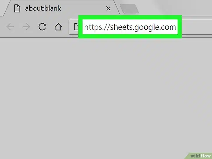 Abrir sheets.google.com en el navegador