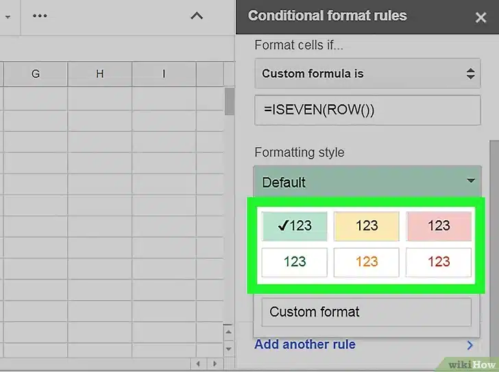 Confirmar el color elegido
