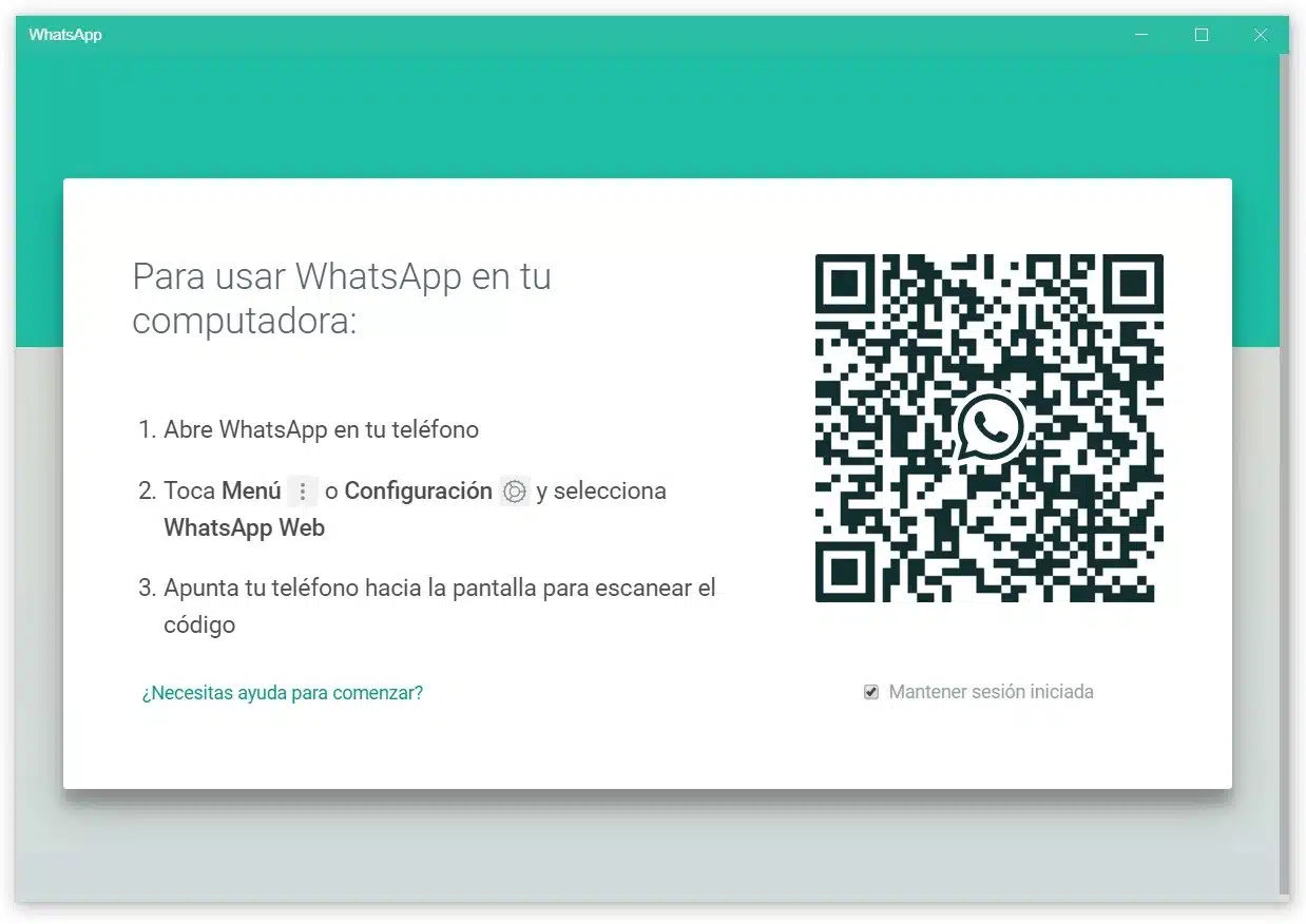 Iniciar sesión en WhatsApp Web