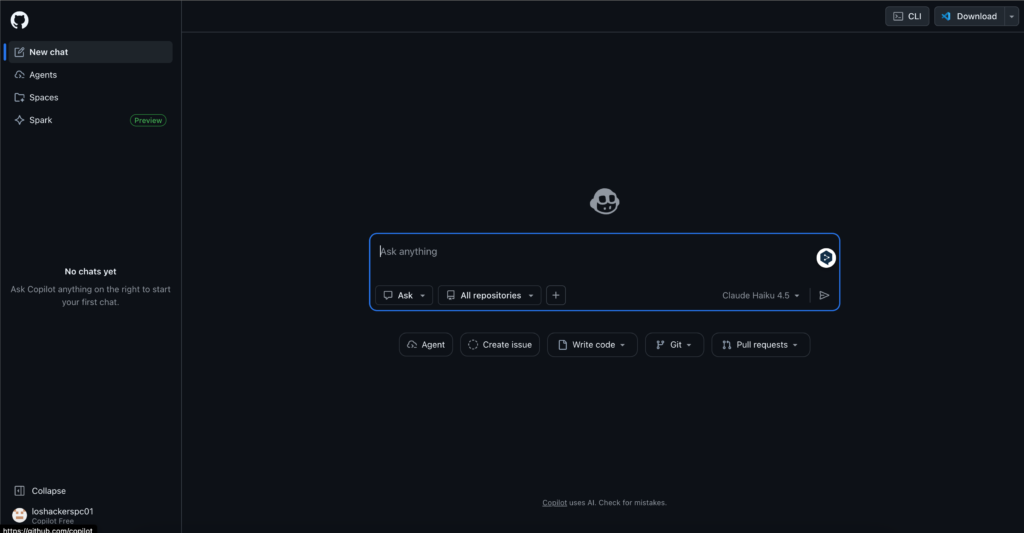 GitHub Copilot funcionando en VS Code con sugerencias de código en tiempo real