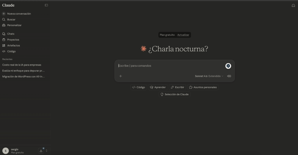 Comparativa visual entre Claude, ChatGPT y Gemini con sus características principales